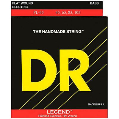 DR Strings FL-45 Legend Flat-Wound bas-strenge, 045-105 DR Strings FL-45 Legend Flat-Wound bas-strenge, 045-105