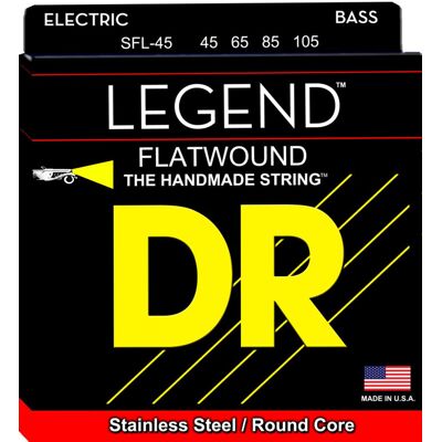 DR Strings SFL-45 Short Scale Flatwound bas-strenge, 045-105 DR Strings SFL-45 Short Scale Flatwound bas-strenge, 045-105