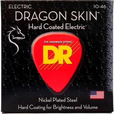 DR Strings DSE-10 Dragon skin el-guitar-strenge, 010-046 DR Strings DSE-10 Dragon skin el-guitar-strenge, 010-046