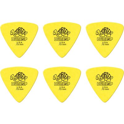 Dunlop Tortex Triangle 0,73 mm plektre (6 stk.) Dunlop Tortex Triangle 0,73 mm plektre (6 stk.)