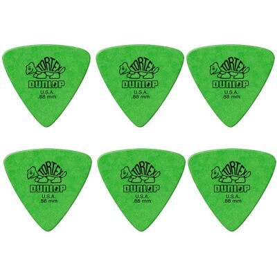 Dunlop Tortex Triangle 0,88 mm plektre (6 stk.) Dunlop Tortex Triangle 0,88 mm plektre (6 stk.)
