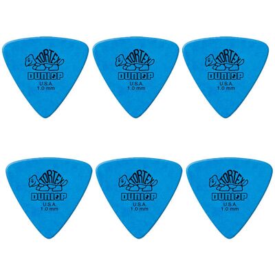 Dunlop Tortex Triangle 1,0 mm plektre (6 stk.) Dunlop Tortex Triangle 1,0 mm plektre (6 stk.)