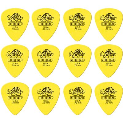 Dunlop Tortex Standard 0,73 mm plektre (12 stk.) Dunlop Tortex Standard 0,73 mm plektre (12 stk.)