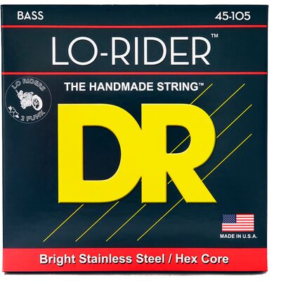 DR Strings MH-45 Lo-Rider bas-strenge, 045-105 DR Strings MH-45 Lo-Rider bas-strenge, 045-105
