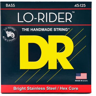 DR Strings MH5-45 Lo-Rider 5-strenget bas-strenge, 045-125 DR Strings MH5-45 Lo-Rider 5-strenget bas-strenge, 045-125