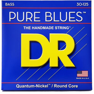 DR strings PB6-30 Pure Blues 6-strenget bas-strenge, 030-125 DR strings PB6-30 Pure Blues 6-strenget bas-strenge, 030-125