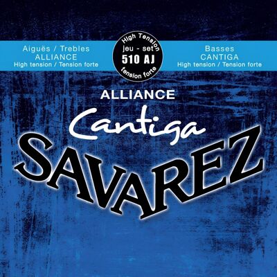 Savarez 510AJ Classic Cantiga spansk guitar-strenge, blå Savarez 510AJ Classic Cantiga spansk guitar-strenge, blå