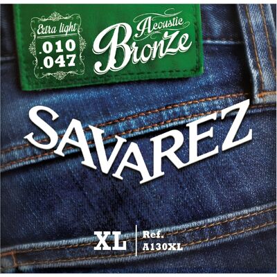 Savarez A130XL western-guitar-strenge, 010-047 Savarez A130XL western-guitar-strenge, 010-047