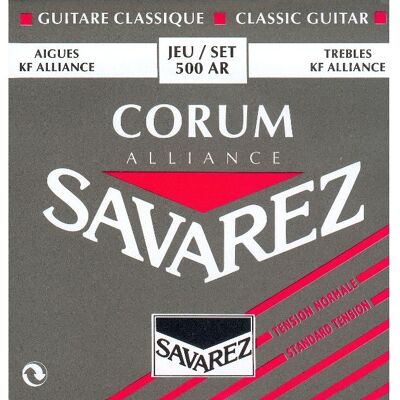 Savarez 500AR Alliance Corum spansk guitar-strenge, rød Savarez 500AR Alliance Corum spansk guitar-strenge, rød