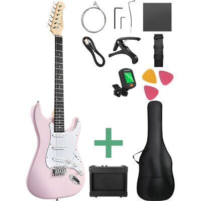 Donner DST-80 el-guitar pakke shell pink Donner DST-80 el-guitar pakke shell pink