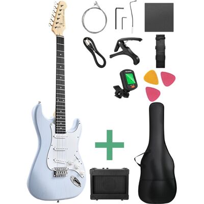 Donner DST-80 el-guitar pakke sonic blue Donner DST-80 el-guitar pakke sonic blue