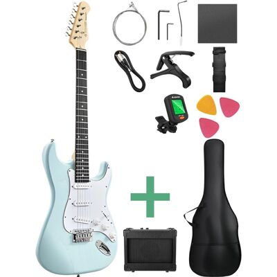 Donner DST-80 el-guitar pakke surf green Donner DST-80 el-guitar pakke surf green
