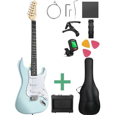 Donner DST-80 el-guitar pakke surf green Donner DST-80 el-guitar pakke surf green