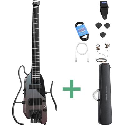 Donner HUSH-X PRO silent el-guitar midnight glow Donner HUSH-X PRO silent el-guitar midnight glow