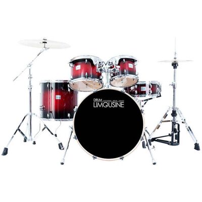 Drum Limousine Explorer 22 RF trommesæt red fade Drum Limousine Explorer 22 RF trommesæt red fade