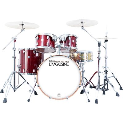 Drum Limousine Custom Shop 22 RD trommesæt red sparkle Drum Limousine Custom Shop 22 RD trommesæt red sparkle