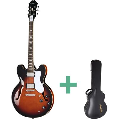 Epiphone Bonehead Riviera el-guitar dark tobacco sunburst Epiphone Bonehead Riviera el-guitar dark tobacco sunburst
