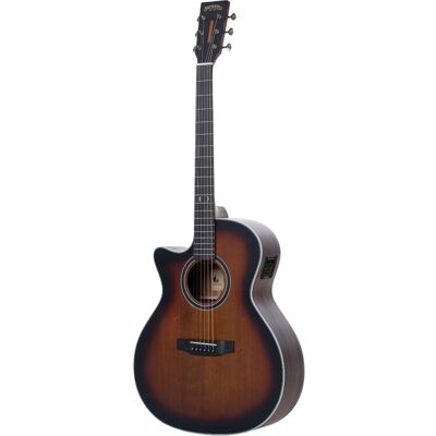 Santana Superb G94S LEFT BRS western-guitar, venstrehåndet brown burst Santana Superb G94S LEFT BRS western-guitar, venstrehåndet brown burst
