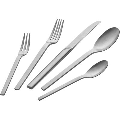 Zwilling Minimale (Mat) Bestiksæt Vintage 68-Dele, Hamret Zwilling Minimale (Mat) Bestiksæt Vintage 68-Dele, Hamret