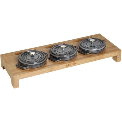 Staub Specialities Cocotte Stativ Bambus Staub Specialities Cocotte Stativ Bambus
