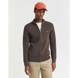 GANT COTTON PIQUE ZIP CARDIGAN 2XL 2XL GANT COTTON PIQUE ZIP CARDIGAN 2XL 2XL