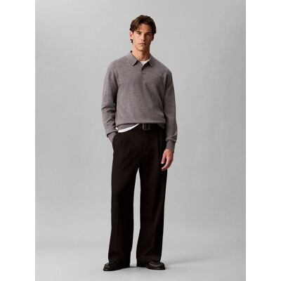 Calvin LS 100% MERINO POLO 14GG XL XL Calvin LS 100% MERINO POLO 14GG XL XL