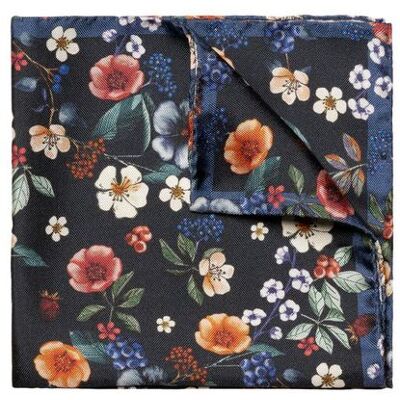 ETON Floral Silk Twill Pocket square / Elegant floral pattern printed. ONESIZE ONESIZE ETON Floral Silk Twill Pocket square / Elegant floral pattern printed. ONESIZE ONESIZE