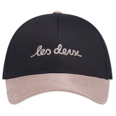Les Deux Brad Contrast Suede Baseball Cap ONESIZE ONESIZE Les Deux Brad Contrast Suede Baseball Cap ONESIZE ONESIZE