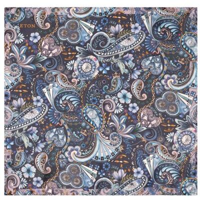 ETON Motif Silk Pocket Square ONESIZE ONESIZE ETON Motif Silk Pocket Square ONESIZE ONESIZE