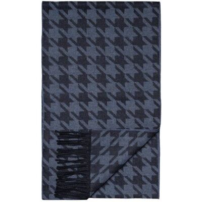 ETON Houndstooth Merino Wool Scarf ONESIZE ONESIZE ETON Houndstooth Merino Wool Scarf ONESIZE ONESIZE