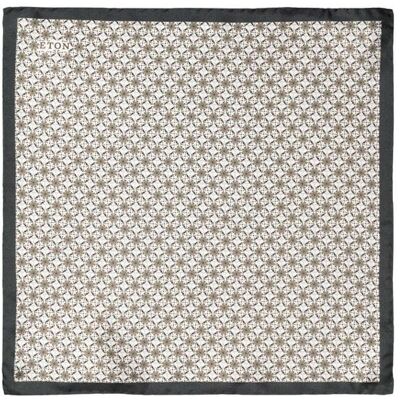 ETON Geometric Silk Pocket Square ONESIZE ONESIZE ETON Geometric Silk Pocket Square ONESIZE ONESIZE