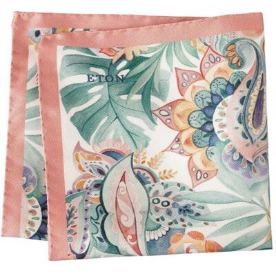 ETON Floral Silk Pocket Square ONESIZE ONESIZE ETON Floral Silk Pocket Square ONESIZE ONESIZE