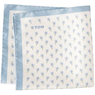 ETON Palm Tree Silk Pocket Square ONESIZE ONESIZE ETON Palm Tree Silk Pocket Square ONESIZE ONESIZE