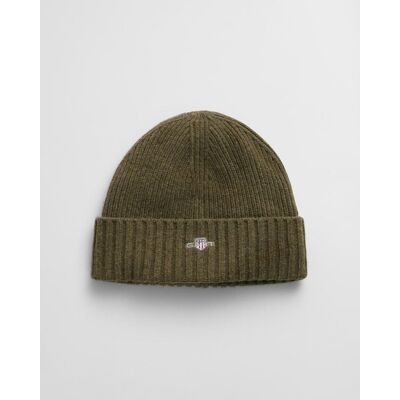 GANT UNISEX. SHIELD WOOL BEANIE ONESIZE ONESIZE GANT UNISEX. SHIELD WOOL BEANIE ONESIZE ONESIZE