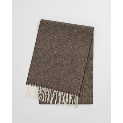 GANT WOOL HERRINGBONE SCARF ONESIZE ONESIZE GANT WOOL HERRINGBONE SCARF ONESIZE ONESIZE