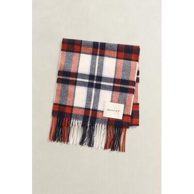 GANT CHECKED WOOL SCARF ONESIZE ONESIZE GANT CHECKED WOOL SCARF ONESIZE ONESIZE