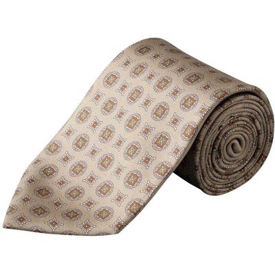 ETON Medallion Printed Silk Tie 80 80 ETON Medallion Printed Silk Tie 80 80