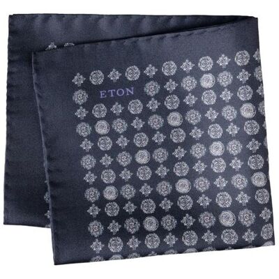 ETON Medallion Silk Twill Pocket Square ONESIZE ONESIZE ETON Medallion Silk Twill Pocket Square ONESIZE ONESIZE