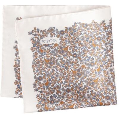 ETON Floral Silk Twill Pocket Square ONESIZE ONESIZE ETON Floral Silk Twill Pocket Square ONESIZE ONESIZE