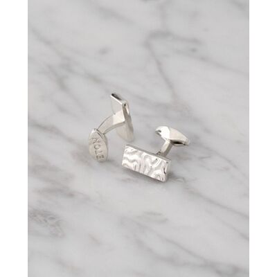 ETON Hammared Plated Brass Cufflinks ONESIZE ONESIZE ETON Hammared Plated Brass Cufflinks ONESIZE ONESIZE