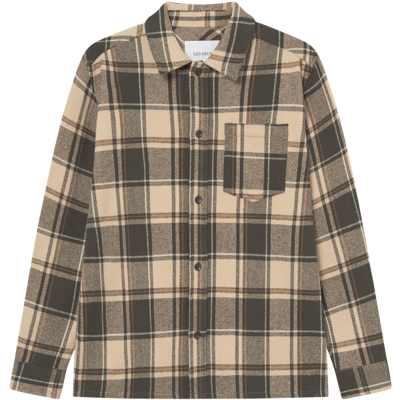 Les Deux Loan Check Twill Overshirt XL XL Les Deux Loan Check Twill Overshirt XL XL