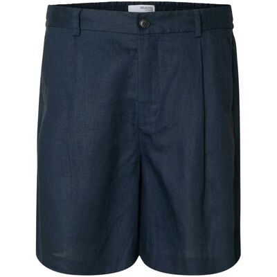 SELECTED SLHLOOSE-WYATT LINEN BERMUDA SHORTS 46 46 SELECTED SLHLOOSE-WYATT LINEN BERMUDA SHORTS 46 46