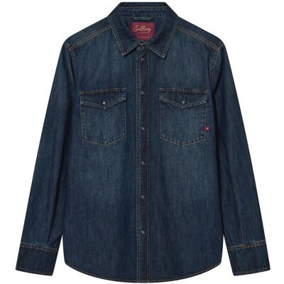 Mos Mosh MMGDavid Snap Denim Shirt L L Mos Mosh MMGDavid Snap Denim Shirt L L