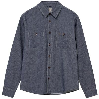 Mos Mosh MMGNorbert Denim Shirt L L Mos Mosh MMGNorbert Denim Shirt L L