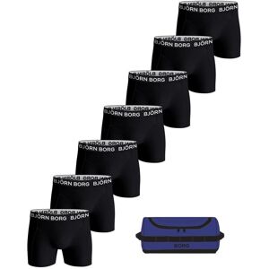 Björn Borg COTTON STRETCH BOXER + WASH BAG 7p, MULTIPACK 3 L L Björn Borg COTTON STRETCH BOXER + WASH BAG 7p, MULTIPACK 3 L L
