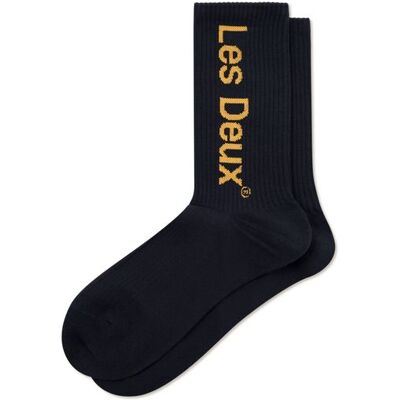 Les Deux Brody Rib Socks 2-Pack 43-46 43-46 Les Deux Brody Rib Socks 2-Pack 43-46 43-46