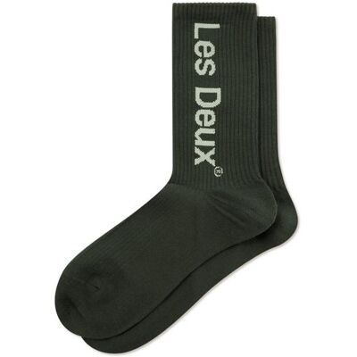Les Deux Brody Rib Socks 2-Pack 39-42 39-42 Les Deux Brody Rib Socks 2-Pack 39-42 39-42