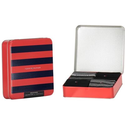 Tommy Hilfiger TH MEN SOCK 4P TIN GIFTBOX STR 39-42 39-42 Tommy Hilfiger TH MEN SOCK 4P TIN GIFTBOX STR 39-42 39-42