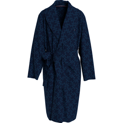 Tommy Hilfiger BATHROBE WITH JACQURAD XL XL Tommy Hilfiger BATHROBE WITH JACQURAD XL XL