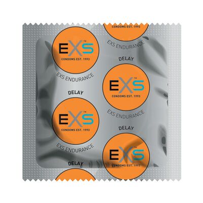 EXS Delay Endurance Kondomer - 144 stk - Naturlatex EXS Delay Endurance Kondomer - 144 stk - Naturlatex